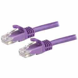 StarTech.com Cordon de raccordement UTP CAT6 (7,5 m) sans crochet - Câble patch RJ45 - Violet, 7,5 m, Cat6, U/UTP (UTP), RJ-4 ...