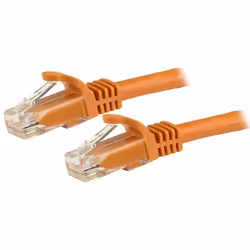 StarTech.com Cordon de raccordement UTP CAT6 (7,5 m) sans crochet - Câble patch RJ45 - Orange, 7,5 m, Cat6, U/UTP (UTP), RJ-4 ...