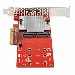 StarTech.com Adaptateur PCIe 3.0 x8 vers double SSD M.2 NVMe - Vue supplémentaire 4