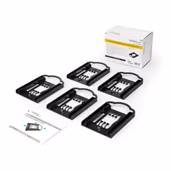 StarTech.com Support de Montage 2.5 SSD/HDD pour Baie de Lecteur 3.5 - 5 Pack - Sans Outil - Kit de Montage de Disque Dur - Vue supplémentaire 6