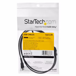 StarTech.com Câble USB-C vers USB-C de 1 m - Noir - Vue supplémentaire 4