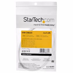 StarTech.com Câble USB-C vers USB-C de 1 m - Blanc - Vue supplémentaire 5