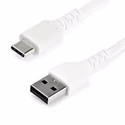 StarTech.com Câble USB-C vers USB 2.0 de 1 m - Blanc, 1 m, USB A, USB C, USB 2.0, 480 Mbit/s, Blanc