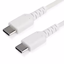 StarTech.com Câble USB-C vers USB-C de 2 m - Blanc, 2 m, USB C, USB C, USB 2.0, 480 Mbit/s, Blanc