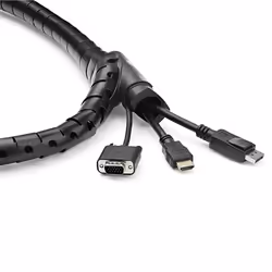 StarTech.com Gaine spirale range-câble Noir - 1,5 m - Diamètre de 25 mm - Vue supplémentaire 4