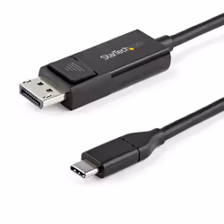 StarTech.com Câble USB Type-C vers DisplayPort 1.2 (bidirectionnel) - 1m - Adaptateur USB-C à DP, 1 m, DisplayPort, USB Type- ...