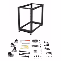 StarTech.com Rack serveur réglable à cadre ouvert 18U - 4 montants - 55,9 cm à 101,5 cm - Vue supplémentaire 7
