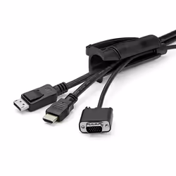 StarTech.com Gaine spirale range-câble Noir - 2,5 m - Diamètre de 45 mm