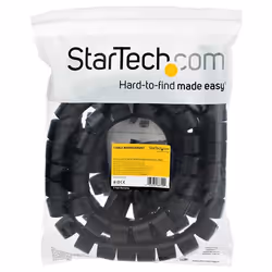 StarTech.com Gaine spirale range-câble Noir - 2,5 m - Diamètre de 45 mm - Vue supplémentaire 7