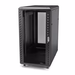 StarTech.com Armoire serveur 18U avec roulettes et pieds de mise à niveau - Profondeur de 81 cm