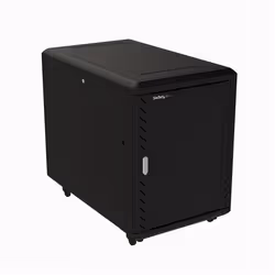 StarTech.com Armoire serveur 15U avec roulettes et pieds de mise à niveau - Profondeur de 81 cm, Rack autonome, 15U, 800 kg,  ...