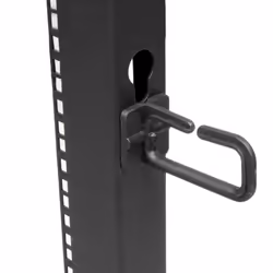 StarTech.com Rack Serveur Mobile 8U à 4 Montants, Rack Réseau 19" avec Roulettes, Rack Roulant avec Profondeur Ajustable pour PC/AV/Données/Équipement IT - Roulettes, Pieds de Nivellement ou Montage au Sol