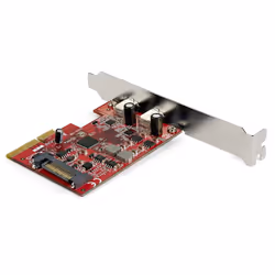 StarTech.com Carte PCI Express USB 3.1 à 2 ports USB-C - USB 3.2 Gen 2 jusqu'à 10 Gbps