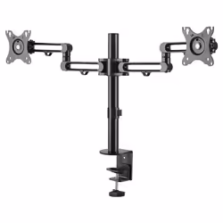 StarTech.com Bras pour écran PC à double affichage en aluminium - Articulé, Pince, 8 kg, 81,3 cm (32"), 100 x 100 mm, Réglage ...