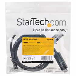 StarTech.com Câble HDMI vers Mini DisplayPort - 2 m - 4k 30 Hz - Adaptateur HDMI à mDP - Vue supplémentaire 6