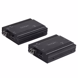 StarTech.com Extendeur KVM 4K HDMI sur Fibre Optique - Extender Commutateur Console KVM HDMI Video &amp; USB - jusqu'à 300m (MultiMode) - 2 Modules 10G MMF SFP+ - Kit d'Extension KVM (TX/RX)