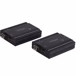 StarTech.com Extendeur KVM 4K HDMI sur Fibre Optique - Extender Commutateur Console KVM HDMI Video & USB - jusqu'à 300m (MultiMode) - 2 Modules 10G MMF SFP+ - Kit d'Extension KVM (TX/RX) - Vue supplémentaire 7