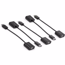 StarTech.com Adaptateur DisplayPort vers VGA - Pack de 5, 0,1 m, DisplayPort, VGA (D-Sub), Mâle, Femelle, Droit