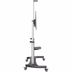 StarTech.com Support Téléviseur Mobile - Chariot Support Télé Robuste Écrans 60-100" 100kg - Support TV Écran Plat sur Pied Roulettes - Hauteur Réglable - Support Télévision Universel avec Étagères - Vue supplémentaire 5