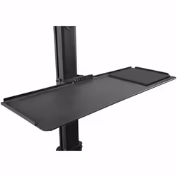 StarTech.com Pupitre de Travail Mobile avec Support Écran - Support pour Tour PC et Clavier - Chariot Ordinateur Ergonomique - Pupitre de Travail Debout Mobile Sur Roulettes - Vue supplémentaire 4