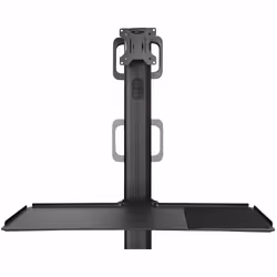 StarTech.com Pupitre de Travail Mobile avec Support Écran - Support pour Tour PC et Clavier - Chariot Ordinateur Ergonomique - Pupitre de Travail Debout Mobile Sur Roulettes - Vue supplémentaire 5