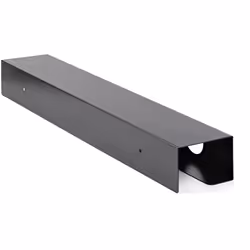 StarTech.com Goulotte Passe Câble Bureau Escamotable - Goulotte Rangement Câbles Bureau/Pupitre - Câbles/Fils/Rallonges - Gestion Câble Escamotable - 60cm x 11cm