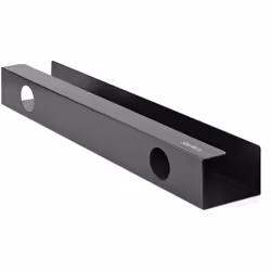 StarTech.com Goulotte Passe Câble Bureau Escamotable - Goulotte Rangement Câbles Bureau/Pupitre - Câbles/Fils/Rallonges - Gestion Câble Escamotable - 60cm x 11cm
