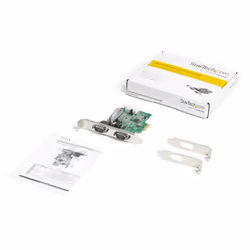 StarTech.com Carte adaptateur PCI Express vers serie RS232 - 2 ports - 16950 UART - Cache FIFO de 256 octets - ASIX AX99100 - Remplacement de PEX2S952 (PEX2S953) - Vue supplémentaire 6