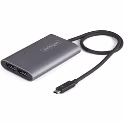 StarTech.com Adaptateur Thunderbolt 3 vers Dual DisplayPort DP 1.4 - Adaptateur Thunderbolt 3 vers Double 4K 60Hz DP ou Singl ...