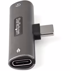 StarTech.com Adaptateur USB-C Audio & Chargeur - Convertisseur Prise Audio Mini Jack Aux TRRS 3.5mm Casque/Écouteurs - 60W USB Type-C Power Delivery Pass-Through - Smartphone/Tablette - Vue supplémentaire 4