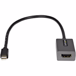 StarTech.com Adaptateur Mini DisplayPort vers HDMI - Dongle mDP vers HDMI - 1080p - mDP 1.2 vers Écran/Affichage HDMI - Convertisseur Vidéo - Câble Attaché de 30,4cm - Version Améliorée de MDP2HDMI
