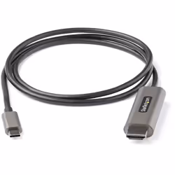 StarTech.com Câble USB C vers HDMI 4K 60Hz HDR10 1m - Câble Adaptateur Vidéo Ultra HD USB Type-C vers HDMI 4K 2.0b - Convertisseur Graphique USB-C vers HDMI HDR - DP 1.4 Alt Mode HBR3 - Vue supplémentaire 4
