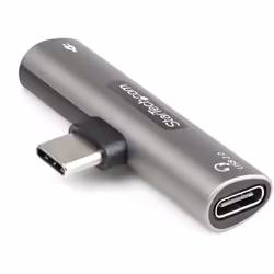 StarTech.com Adaptateur USB-C Audio & Chargeur - Convertisseur Audio Port USB-C Casque/Écouteurs - 60W USB Type-C Power Delivery Pass-Through - Smartphone/Tablette/Portable - Vue supplémentaire 4