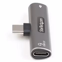 StarTech.com Adaptateur USB-C Audio & Chargeur - Convertisseur Audio Port USB-C Casque/Écouteurs - 60W USB Type-C Power Delivery Pass-Through - Smartphone/Tablette/Portable - Vue supplémentaire 6