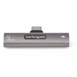 StarTech.com Adaptateur USB-C Audio & Chargeur - Convertisseur Audio Port USB-C Casque/Écouteurs - 60W USB Type-C Power Delivery Pass-Through - Smartphone/Tablette/Portable - Vue supplémentaire 7