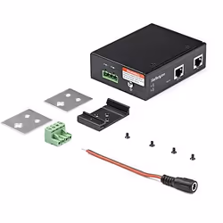 StarTech.com Injecteur PoE Gigabit Industriel - Haute Vitesse/Haute Puissance 90W - 802.3bt PoE++ 48V-56V CC DIN Rail - Injecteur Durable UPoE/Ultra Power Over Ethernet | -40 à +75°C - Vue supplémentaire 5
