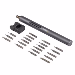 StarTech.com Tournevis de Précision Électrique - 20 Embouts - Mini Tournevis Magnétique sans Fil - Réparation Électronique, Portable, Ordinateur, Tablette & Smartphone - Vue supplémentaire 4