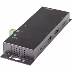 StarTech.com Hub USB C 4 Ports 10Gbps - Hub Industriel USB Type C - Métal - 2x USB-C & 2x USB-A - Protection Surtension ESD - Hôte USB-C ou USB-A - Hub USB 3.2 Gen 2 Auto-Alimenté Montable