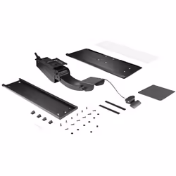 StarTech.com Support Clavier Coulissant sous Bureau - Tablette Clavier et Souris Ajustable en Hauteur - Mouvement Complet - 25 x 66cm - Porte Clavier avec Tapis Repose-Poignets Souris - Vue supplémentaire 11