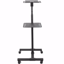 StarTech.com Table Vidéoprojecteur et Ordinateur Portable - Support Projecteur Robuste (2 Étagères; max. 10kg chacune) - Ajustable en Hauteur - Chariot Présentation Mobile - Roues Vérouillables - Vue supplémentaire 10