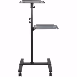 StarTech.com Table Vidéoprojecteur et Ordinateur Portable - Support Projecteur Robuste (2 Étagères; max. 10kg chacune) - Ajustable en Hauteur - Chariot Présentation Mobile - Roues Vérouillables - Vue supplémentaire 11