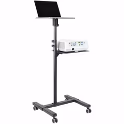 StarTech.com Table Vidéoprojecteur et Ordinateur Portable - Support Projecteur Robuste (2 Étagères; max. 10kg chacune) - Ajustable en Hauteur - Chariot Présentation Mobile - Roues Vérouillables - Vue supplémentaire 4