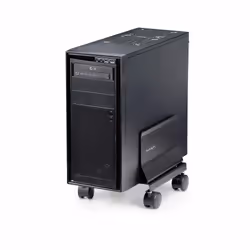 StarTech.com Support Mobile pour Unité Centrale, Support Mobile pour Unité Centrale PC à Roulettes, Charge Maximale de 21kg, Chariot à Roulettes pour Ordinateur de Bureau, Chariot en Acier, Support Réglable - Vue supplémentaire 7