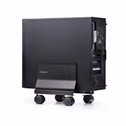 StarTech.com Support Mobile pour Unité Centrale, Support Mobile pour Unité Centrale PC à Roulettes, Charge Maximale de 21kg, Chariot à Roulettes pour Ordinateur de Bureau, Chariot en Acier, Support Réglable - Vue supplémentaire 8