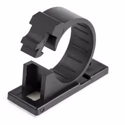 StarTech.com 100 Pinces Attache Câbles Adhésives Noir, Organiseur Câbles Réseau/Ethernet/Bureau/Ordinateur, Range Câbles Bure ...