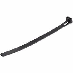StarTech.com Colliers de Serrage Réutilisables 15 cm Noirs - Largeur 7 mm - Diam. faisceau 35 mm - Résistance traction 22 kg ...