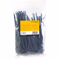 StarTech.com Colliers de Serrage Réutilisables 20 cm Noirs - Largeur 7 mm - Diam. faisceau 50 mm - Résistance traction 22 kg - Colson nylon détachable - Intérieur/extérieur - Homologués 94V-2/UL - 100 pcs - Vue supplémentaire 6