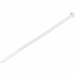 StarTech.com Colliers de Serrage Réutilisables 25 cm Blancs - Largeur 7 mm - Diam. faisceau 65 mm - Résistance traction 22 kg ...