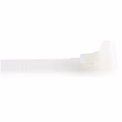 StarTech.com Colliers de Serrage Réutilisables 25 cm Blancs - Largeur 7 mm - Diam. faisceau 65 mm - Résistance traction 22 kg - Colson nylon détachable - Intérieur/extérieur - Homologués 94V-2/UL - 100 pcs