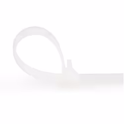 StarTech.com Colliers de Serrage Réutilisables 25 cm Blancs - Largeur 7 mm - Diam. faisceau 65 mm - Résistance traction 22 kg - Colson nylon détachable - Intérieur/extérieur - Homologués 94V-2/UL - 100 pcs